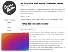 Tablet Screenshot of evanhahn.com